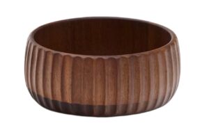 Hněd&aacute; dřevěn&aacute; miska Kave Home Rommu 15