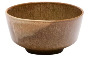 Hněd&aacute; keramick&aacute; miska Kave Home Nagoli 15 cm