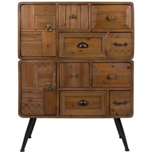 Hněd&aacute; komoda DUTCHBONE Jove 80 x 36 cm