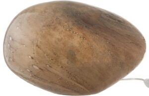 Hněd&aacute; skleněn&aacute; stoln&iacute; lampa II. J-Line Graha