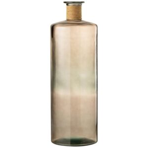 Hněd&aacute; skleněn&aacute; v&aacute;za J-Line Palau 75 cm