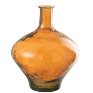 Hněd&aacute; skleněn&aacute; v&aacute;za J-line Bowie 46 cm