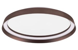 Hněd&eacute; kovov&eacute; stropn&iacute; LED světlo Nova Luce Ormi 45 cm