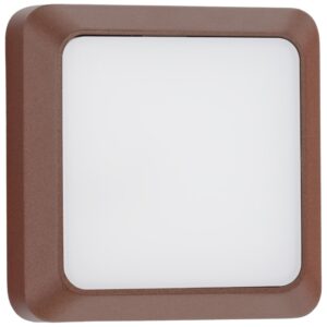 Hněd&eacute; kovov&eacute; venkovn&iacute; n&aacute;stěnn&eacute; LED světlo Nova Luce Appia