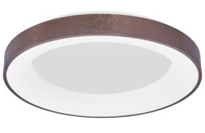 Hněd&eacute; stropn&iacute; LED světlo Nova Luce Rando Thin 60 cm