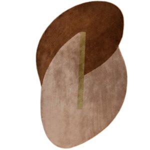 Hnědo červen&yacute; koberec ZUIVER PHILA 160 x 257 cm