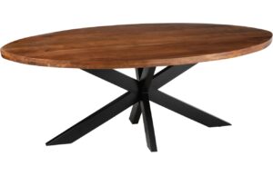 Hněd&yacute; ak&aacute;ciov&yacute; j&iacute;deln&iacute; stůl J-line Gary 210 x 110 cm