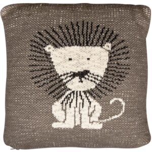 Hněd&yacute; bavlněn&yacute; dětsk&yacute; pol&scaron;t&aacute;ř Quax Lion 30 x 30 cm