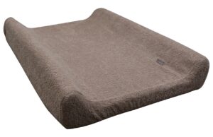 Hněd&yacute; bavlněn&yacute; potah na přebalovac&iacute; podložku Quax Terry 70 x 50 cm