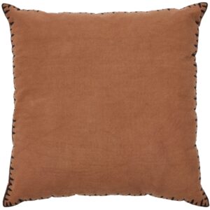 Hněd&yacute; bavlněn&yacute; povlak na pol&scaron;t&aacute;ř Kave Home Satol 45 x 45 cm