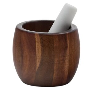 Hněd&yacute; dřevěn&yacute; hmožd&iacute;ř Kave Home Tori