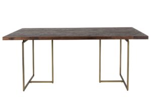 Hněd&yacute; dřevěn&yacute; j&iacute;deln&iacute; stůl DUTCHBONE Class 220 x 90 cm