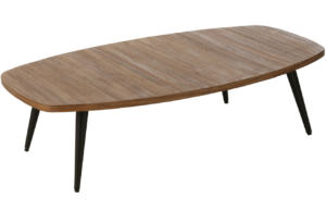 Hněd&yacute; dřevěn&yacute; konferenčn&iacute; stolek J-line Tooky 120 x 70 cm