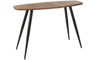 Hněd&yacute; dřevěn&yacute; toaletn&iacute; stolek J-line Tooky 120 x 40 cm