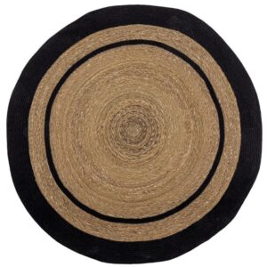 Hněd&yacute; jutov&yacute; koberec Bloomingville Lune 120 cm