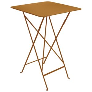Hněd&yacute; kovov&yacute; skl&aacute;dac&iacute; bistro stůl Fermob Bistro 71 x 71 cm