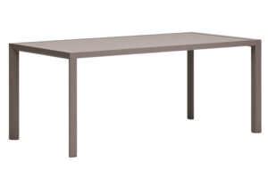 Hněd&yacute; kovov&yacute; zahradn&iacute; j&iacute;deln&iacute; stůl Kave Home Culip 180 x 90 cm