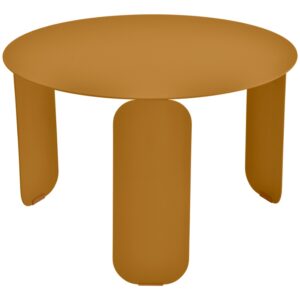 Hněd&yacute; kovov&yacute; zahradn&iacute; konferenčn&iacute; stolek Fermob Bebop 60 cm