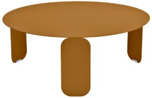 Hněd&yacute; kovov&yacute; zahradn&iacute; konferenčn&iacute; stolek Fermob Bebop 80 cm