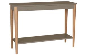 Hněd&yacute; lakovan&yacute; toaletn&iacute; stolek RAGABA ASHME 105 x 35 cm