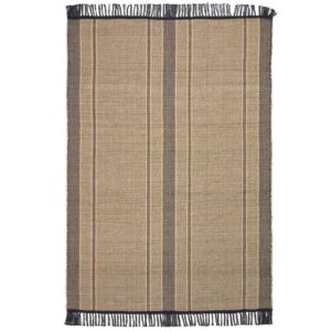 Hněd&yacute; l&aacute;tkov&yacute; koberec Kave Home Brunilda 200 x 300 cm