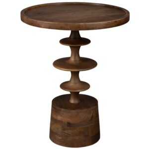 Hněd&yacute; mangov&yacute; odkl&aacute;dac&iacute; stolek DUTCHBONE CATH 46 cm