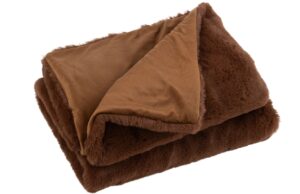 Hněd&yacute; pl&eacute;d J-line Hogie 180 x 130 cm