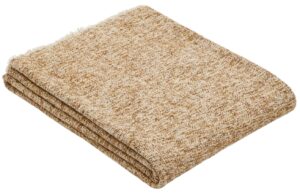 Hněd&yacute; pl&eacute;d Kave Home Sonuc 130 x 170 cm