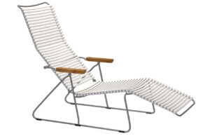 Houe B&iacute;l&eacute; plastov&eacute; zahradn&iacute; leh&aacute;tko Click II.