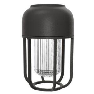 Houe Čern&aacute; kovov&aacute; sol&aacute;rn&iacute; LED lampa Light No. 1