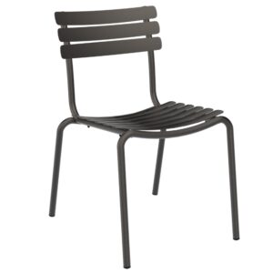 Houe Čern&aacute; kovov&aacute; zahradn&iacute; židle Alua