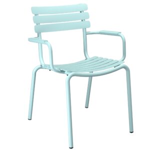 Houe Tyrkysov&aacute; kovov&aacute; zahradn&iacute; židle Alua s područkami