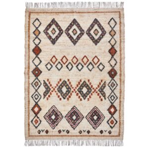 House Doctor B&eacute;žov&yacute; koberec Kesh 140 x 200 cm s azt&eacute;ck&yacute;m vzorem