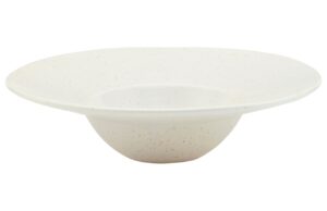 House Doctor B&iacute;l&yacute; kameninov&yacute; hlubok&yacute; tal&iacute;ř Pion 25 cm