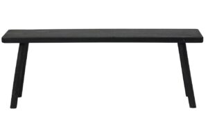 House Doctor Čern&aacute; dřevěn&aacute; lavice Nadi 120 cm