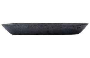 House Doctor Čern&aacute; kameninov&aacute; serv&iacute;rovac&iacute; miska Pion 35 x 11