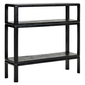 House Doctor Čern&yacute; mangov&yacute; toaletn&iacute; stolek Mono 100 x 30 cm