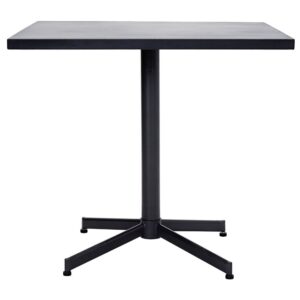House Doctor Čern&yacute; zahradn&iacute;  hranat&yacute; kovov&yacute; stolek Helo 80 x 80 cm