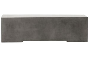 House Doctor &Scaron;ed&aacute; betonov&aacute; lavice Ceme 130 cm