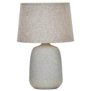 House Doctor &Scaron;ed&aacute; kameninov&aacute; stoln&iacute; lampa Tana 46 cm