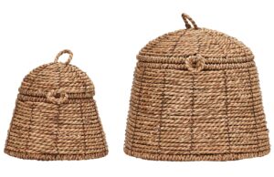 House Doctor Set dvou dekorativn&iacute;ch ko&scaron;ů Rama &Oslash; 20/28 cm