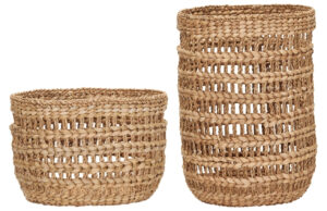 House Doctor Set dvou dekorativn&iacute;ch ko&scaron;ů Ramla &Oslash; 35/40 cm