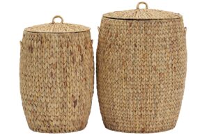 House Doctor Set dvou ko&scaron;ů na pr&aacute;dlo z př&iacute;rodn&iacute;ch vl&aacute;ken Laun 57/64 cm