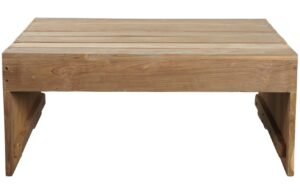 House Doctor Teakov&yacute; zahradn&iacute; stolek Woodie 70 x 82 cm