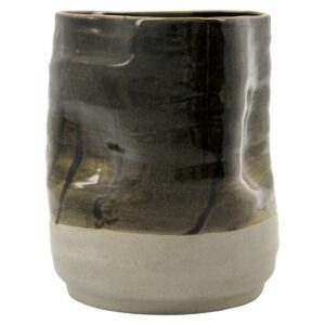 House Doctor Tmavě hněd&yacute; kameninov&yacute; květin&aacute;č Happy &Oslash; 14