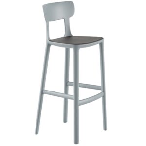 Infiniti &Scaron;ed&aacute; plastov&aacute; barov&aacute; židle Canova 76 cm