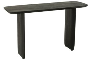 J-line Čern&yacute; dřevěn&yacute; toaletn&iacute; stolek Acacia 130 x 76