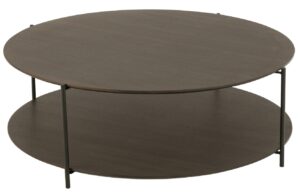 J-line Hněd&yacute; konferenčn&iacute; stolek Marcus 113 cm