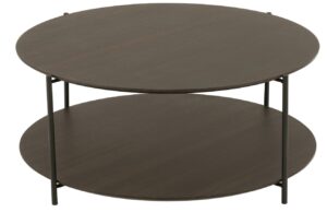 J-line Hněd&yacute; konferenčn&iacute; stolek Marcus 93 cm