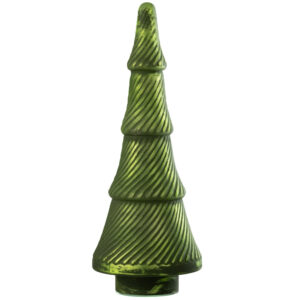 J-line Zelen&aacute; skleněn&aacute; v&aacute;nočn&iacute; dekorace Nunie